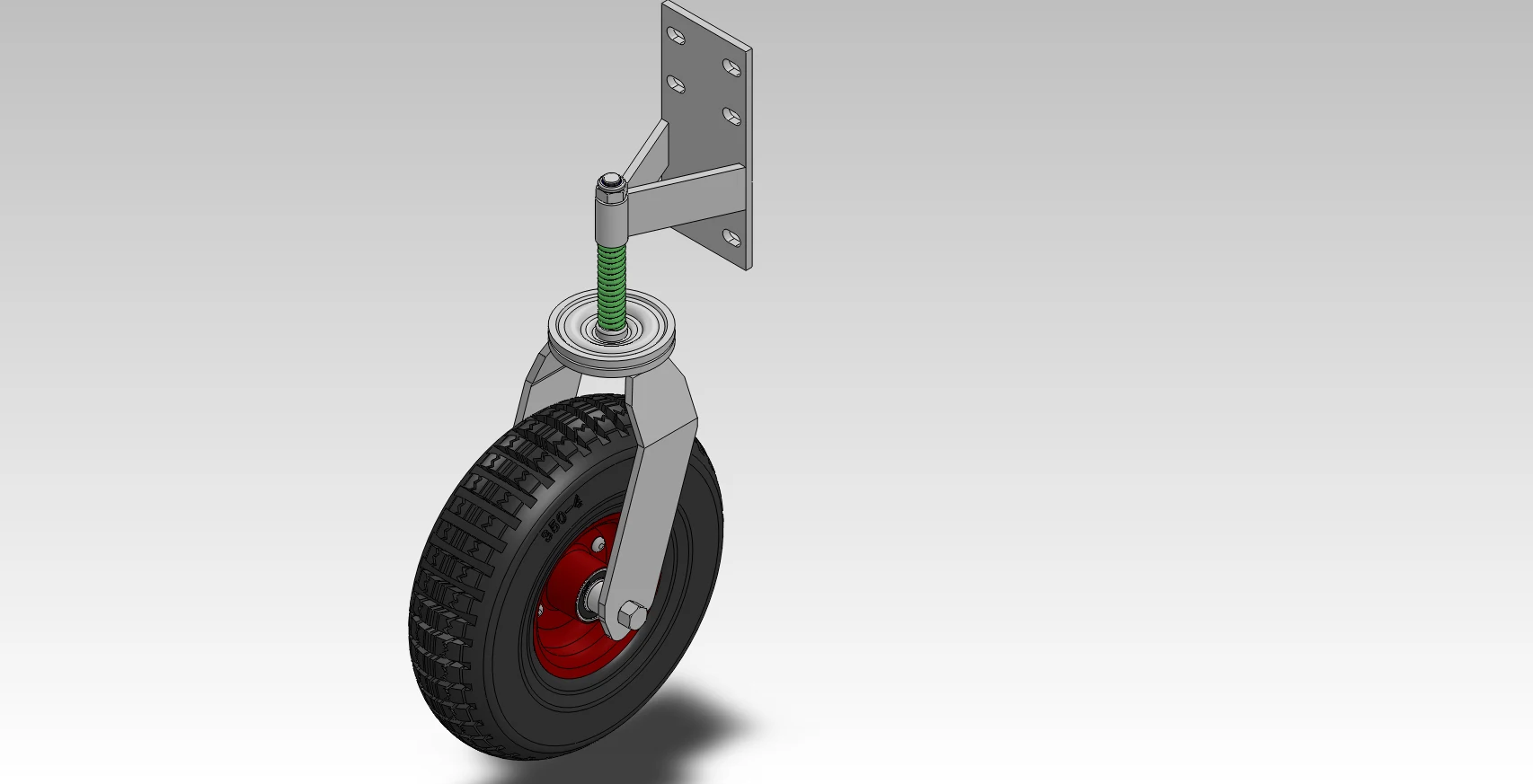 
750kgs 150mm 6 inches Gate Use Caster Spring Loaded Caster Door Caster Castor Wheel 