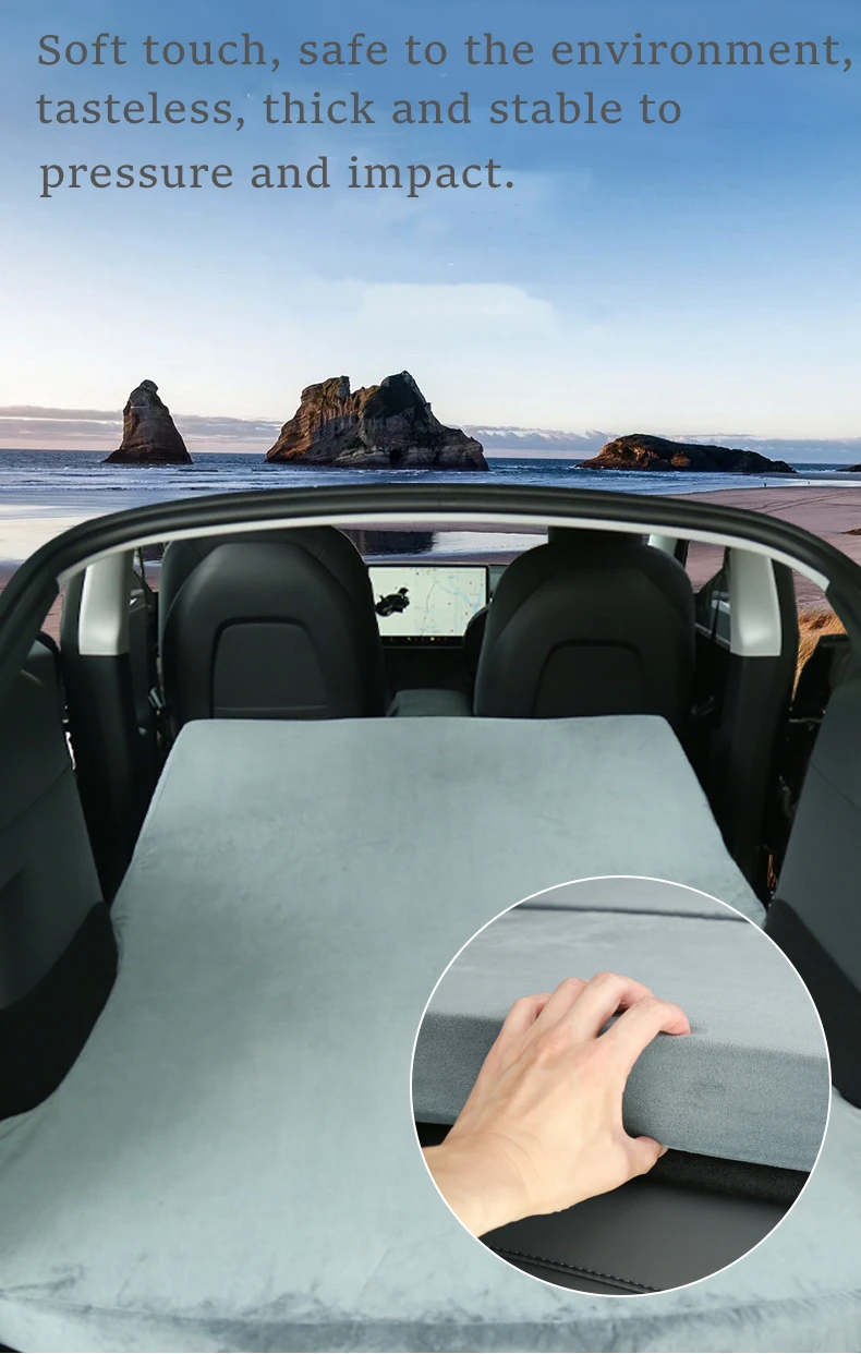 Memory Foam Camping Mattress for Tesla Model Y package Fits Subtrunk