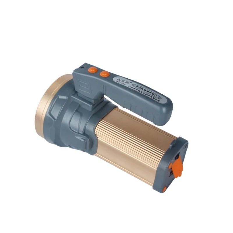 Outdoor patrol hand-held light high-power LED searchlight