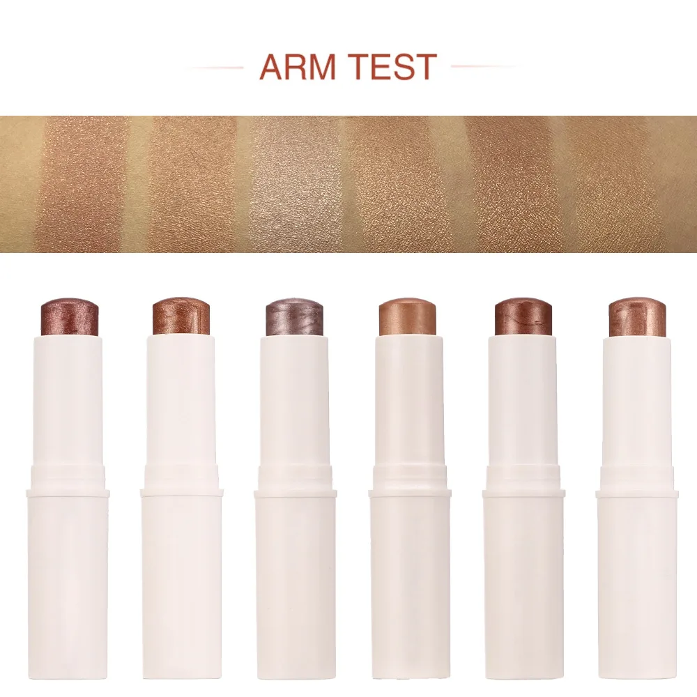 Private label highlighter multi stick makeup whitening foundation stick palette no logo