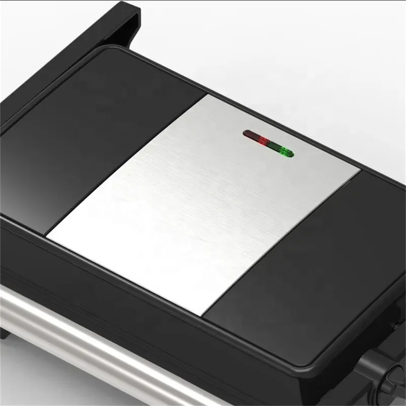 750W Multi-Functional Panini Maker Aluminum Smokeless Indoor Electric BBQ Machine Kitchen Appliances