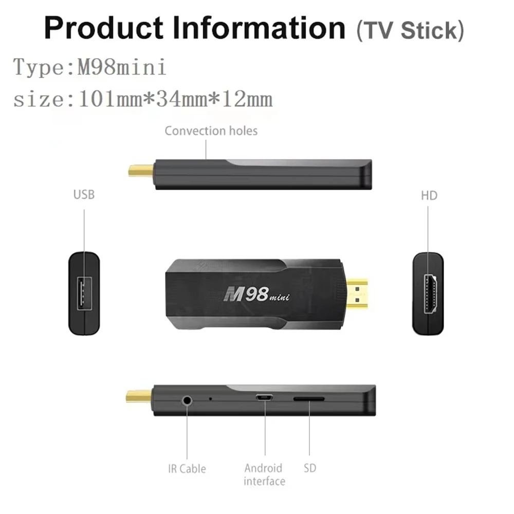 Tv Stick 2.4g 5g Wifi Smart Dongle 4k streaming media player android smart box tv fire 4k tv stick