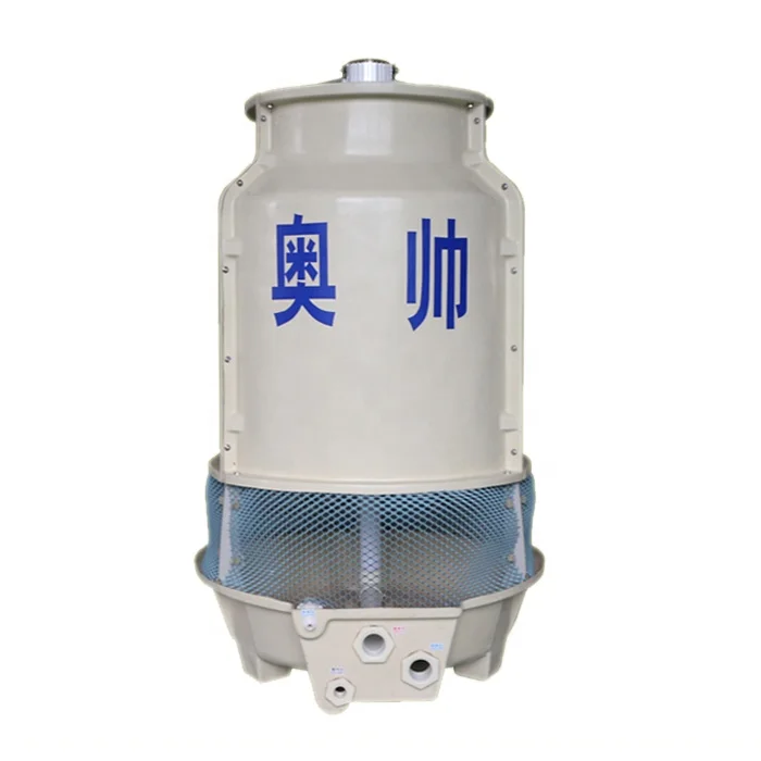 10 Ton Mini FRP Round Counter-flow Cooling Tower Water Treatment Chemical Factory Price