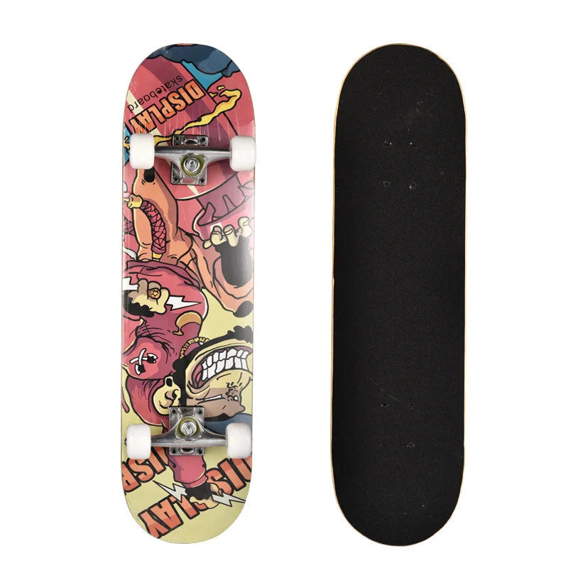 2023  China Factory 31*8 Inch Wholesale skate board high quality maple skateboard kids toys