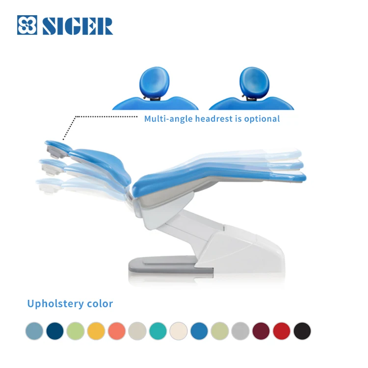 Chinese Siger medical fashion mobile ce approved integral portable dental unit dental chair price dental chair With Led Operate