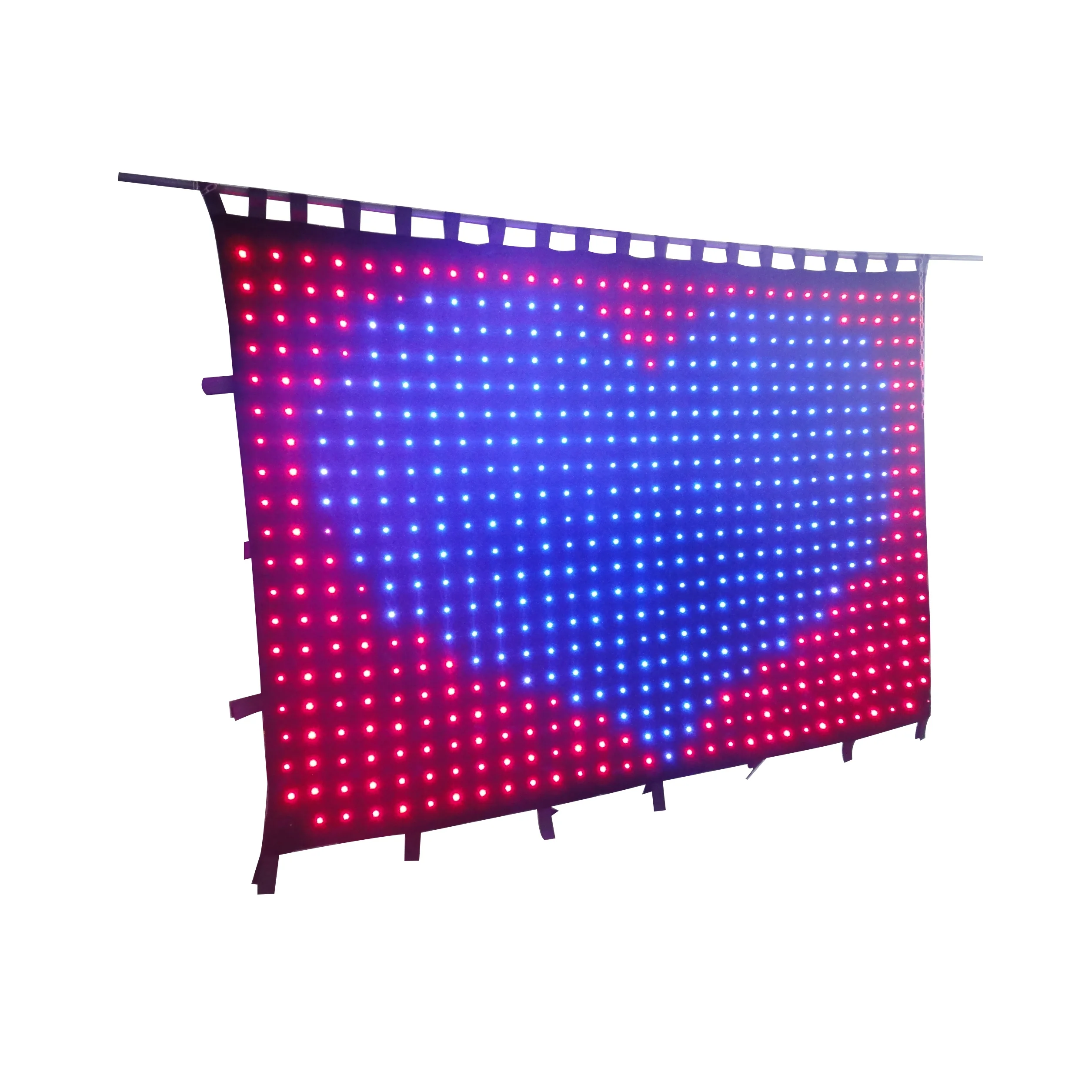  Светодиодная видеозанавеска P10cm 3*4M RGB vison