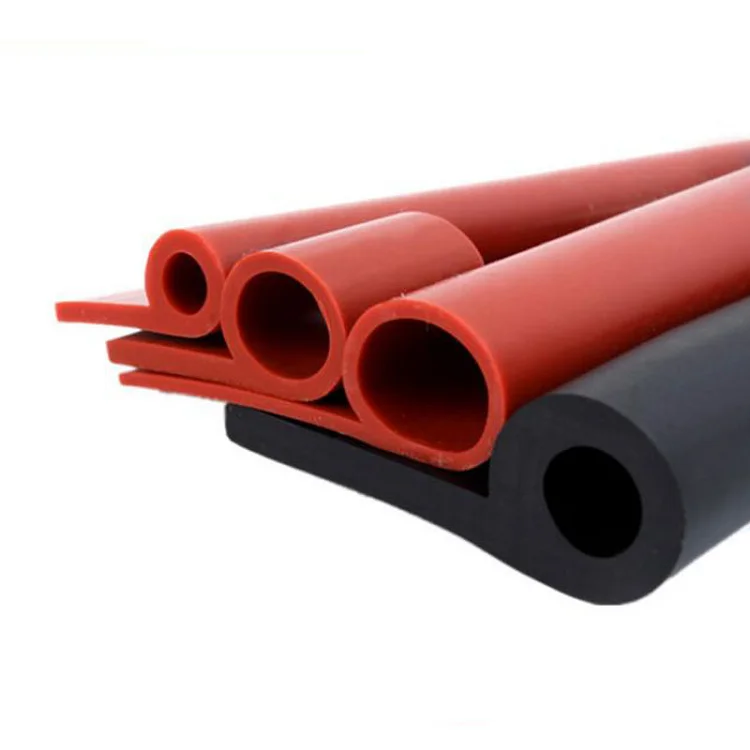 Extruded Customized Flexible P Shaped Silicone Rubber Seal Strip for Oven Door Seal