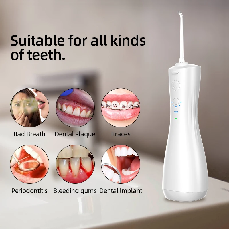 Teeth Floser Travel Picks Oral Jet Irrigator Mini 2in1 Smart White Cleaner Power Ipx7 Cheap 250ml Water Flosser