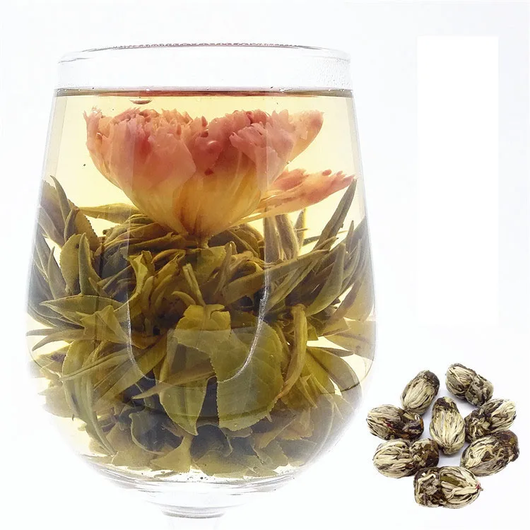 Wholesale high quality hand made  pure natural health flower tea  blooming tea ball flower flavor tea