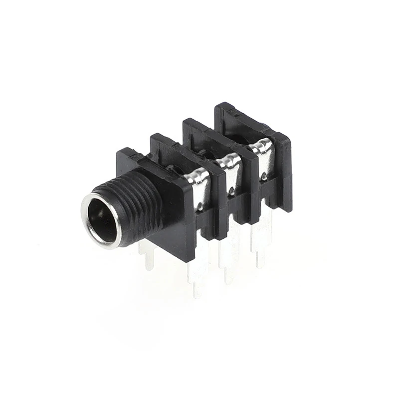 1/4  Good Quality 6.35 Headphone Jack Connectors Stereo Jack Socket 6.35mm Audio Jack