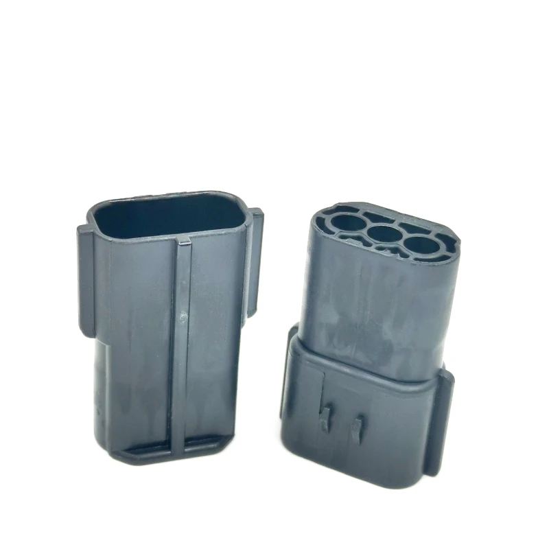 Original Hybrid Connector TE 174359-2 Tyco AMP Wire to Wire 3 Pin Center Line Male Crimp Black Housing for Sale