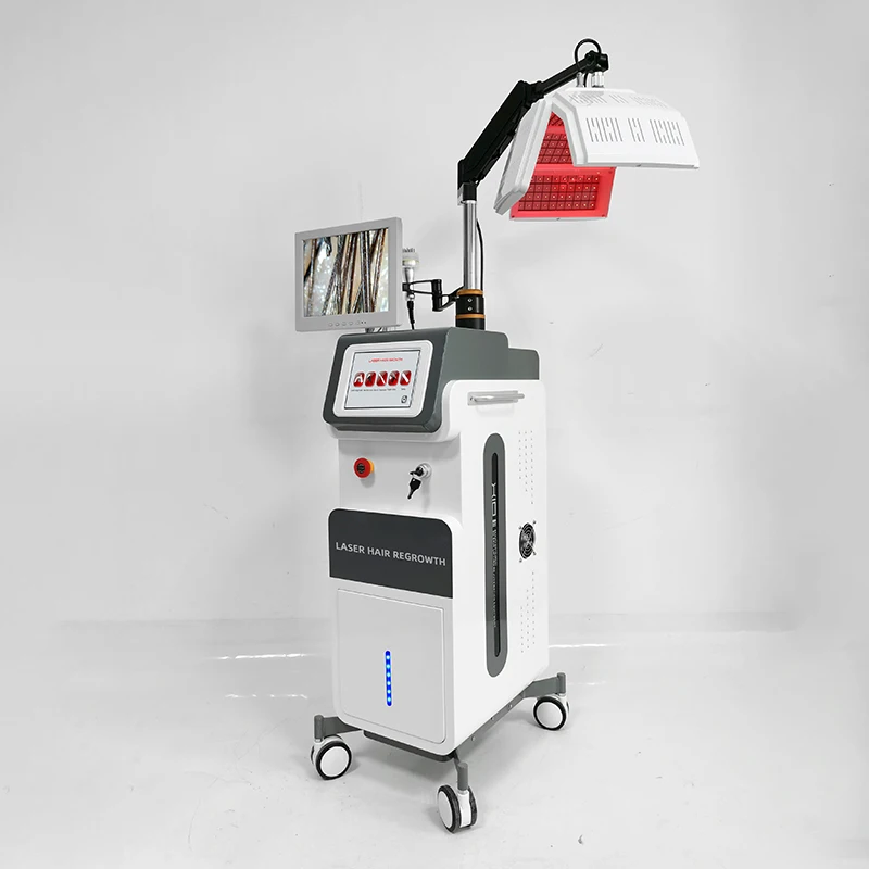 Lazer Comb Scalp Care 256 Lamps 400 Lamps 650nm Hair Growth Laser Hair Scalp Analyzer Acne Treatment Laser Hair Growth Machine