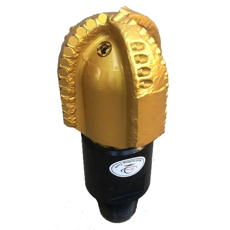 matrix  steel body 3 blades 6 wings diamond pdc drill bit for water well drilling