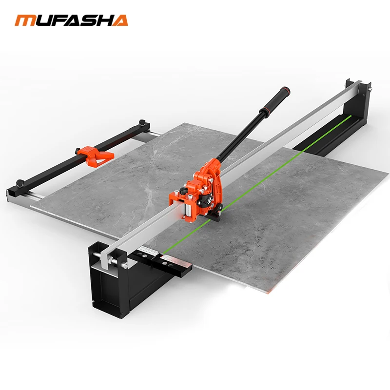Профессиональный станок для резки плитки MUFASHA T111200, 1200 мм, ручной толкающий нож, резак для плитки sigma