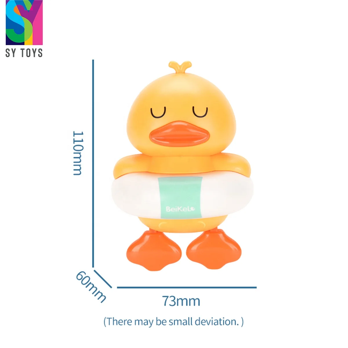 SY Duck Bath Toys Wind up Diver Toy Swimming Floating Swim and Crawl Pool for