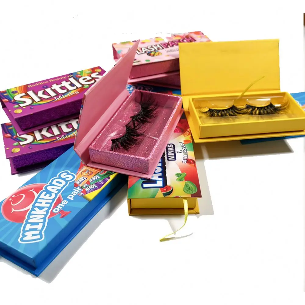 
3D magnetic mirror applicator eyeliner cosmetic kit eyelash bulk premium OEM Faux mink false eyelashes 