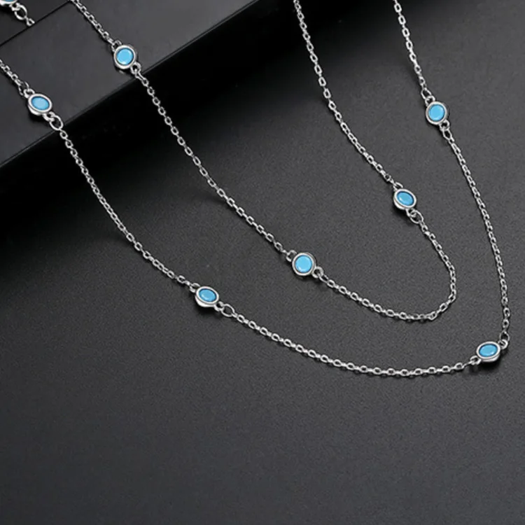 Dropshipping Product 2024 Cheap Womens Not Fade Gold Plated Luxury Inlaid Cubic Zirconia Fashion Jewelry Necklaces for Women