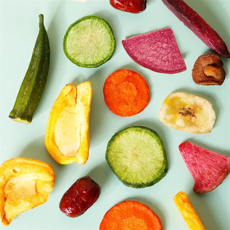 China 250g Crispy High Quality All Natural Rich Vitamin Dried Fruit Vegetables Snacks