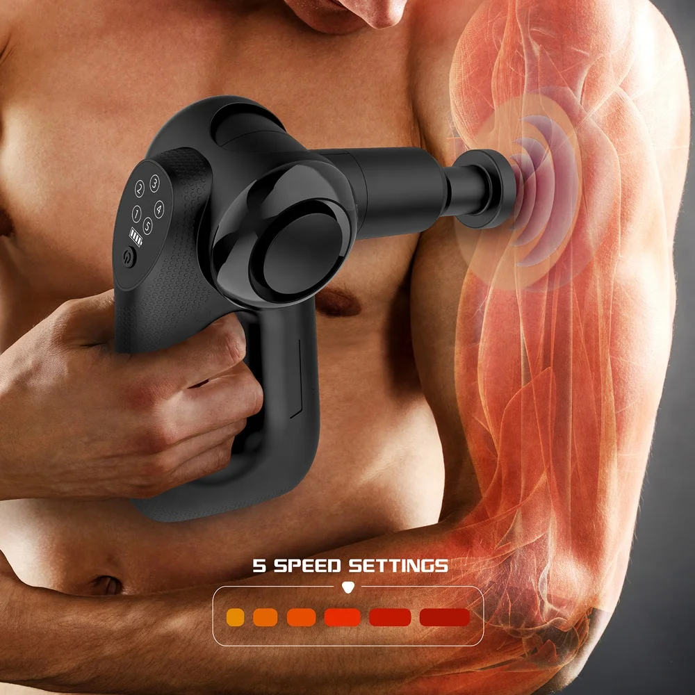 High Quality Massage Gun Brands Pro Powerful Holder To Reach Back Massage pistole
