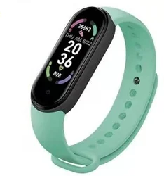 2022 M6 Bracelet Wristband with Blood Pressure Heart Rate Bp Monitor Waterproof Smart Watches
