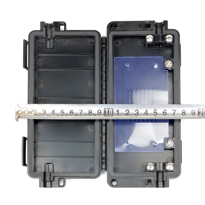 6 Core 12 Core  Mini Fiber Optic Enclosure 1Inlet 1 Out Port Fiber Fibre Repair Junction Splice Box