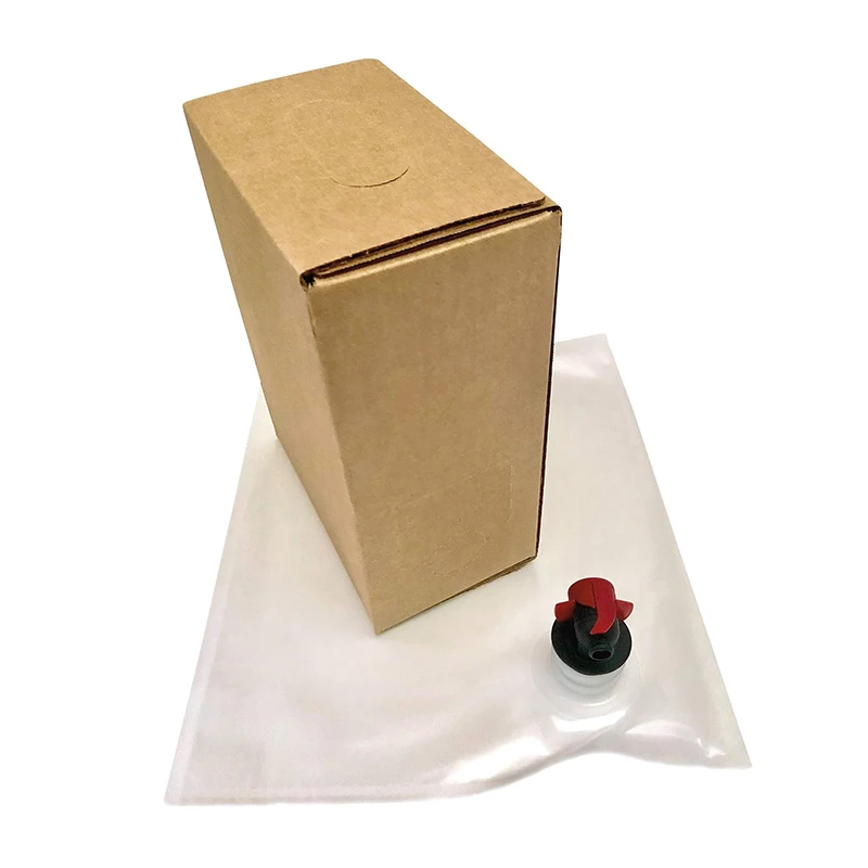 Factory Wholesale Custom 1.5L 3L 5L Juice Wine Beverage Packaging Water Bag in Box