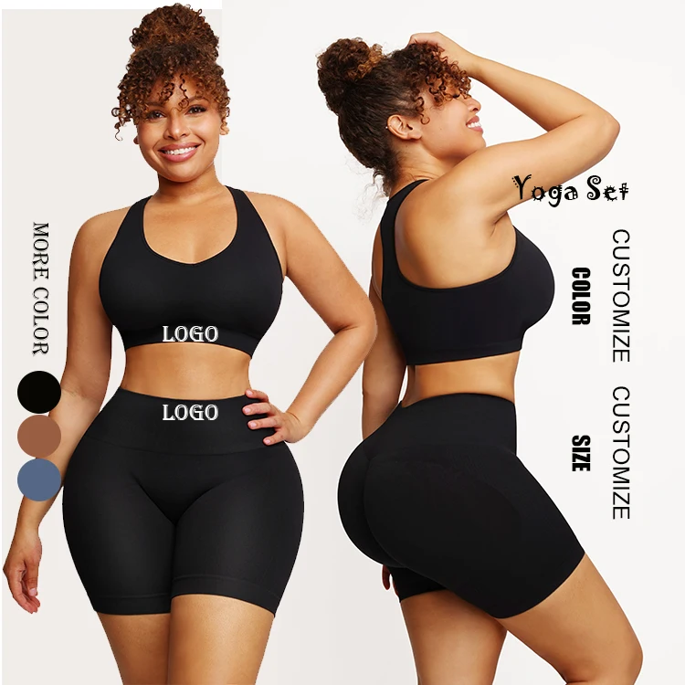 Hexin Best Selling Drop Shipping Eco Friendly Tracksuits 2 Piece Set Womens Sport Wear Activewear Sets