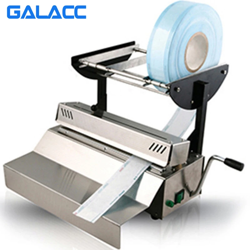 Dental Equipment Dental Lab Hand Manipulate Stainless Steel Disinfection Bag Sterilization Pouch Sealing Machine