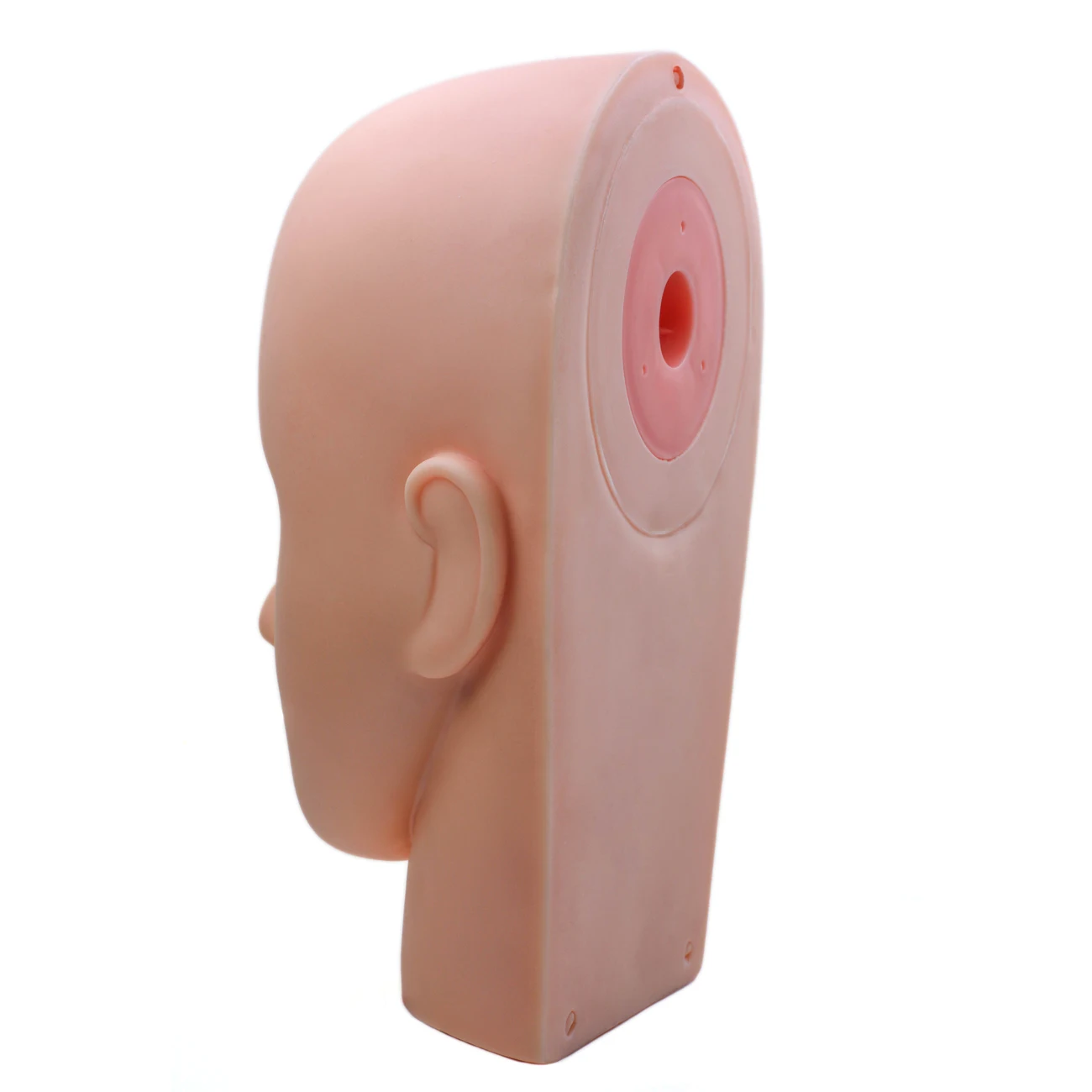 Eyelash Extensions Rubber Practice Training Extension Silicone Model Flat Head Mannequin