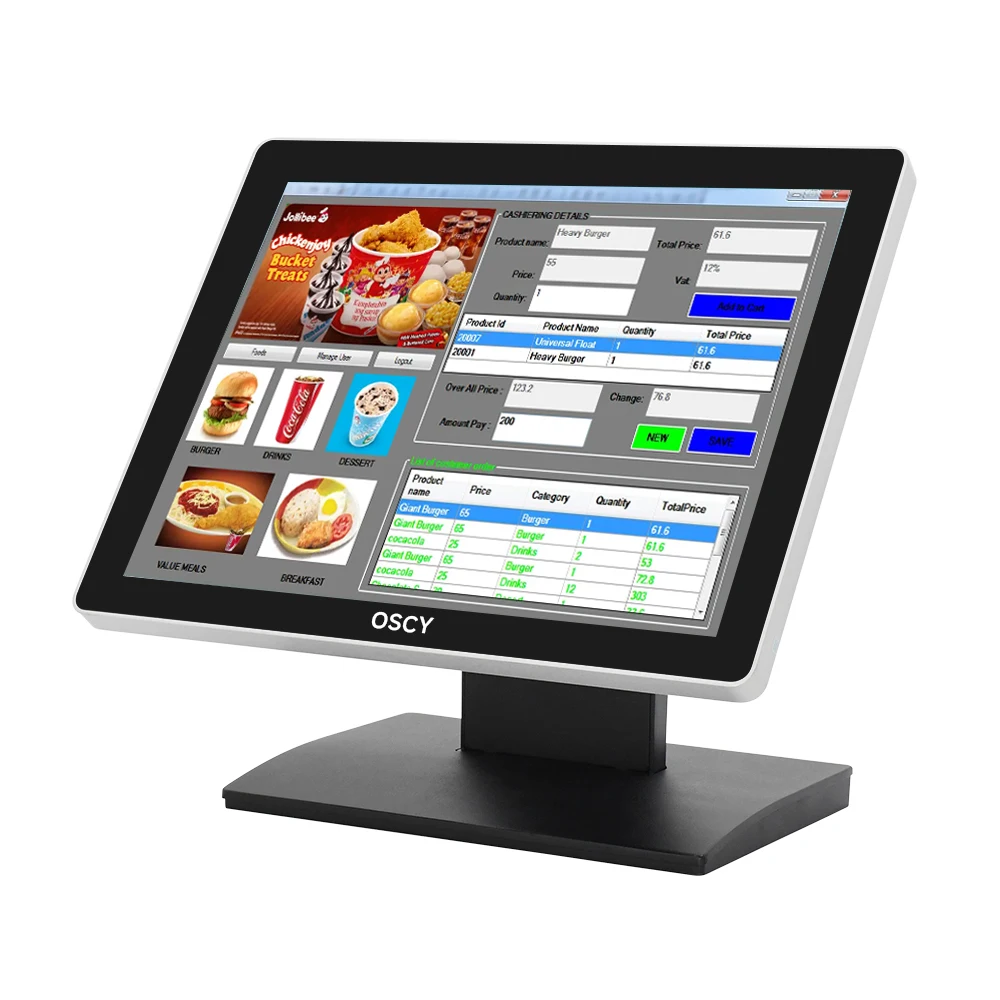 Cash register android 12 /15/17 various configurations windows configuration POS system cashier kiosk OEM/ODM Hot Touch POS
