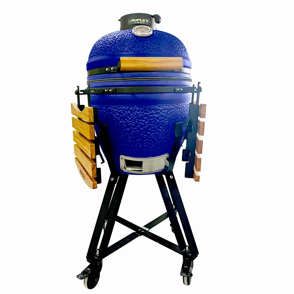 Auplex asadores churrasqueira большой зеленый 18-дюймовый керамический гриль для барбекю яиц на открытом воздухе Kamado