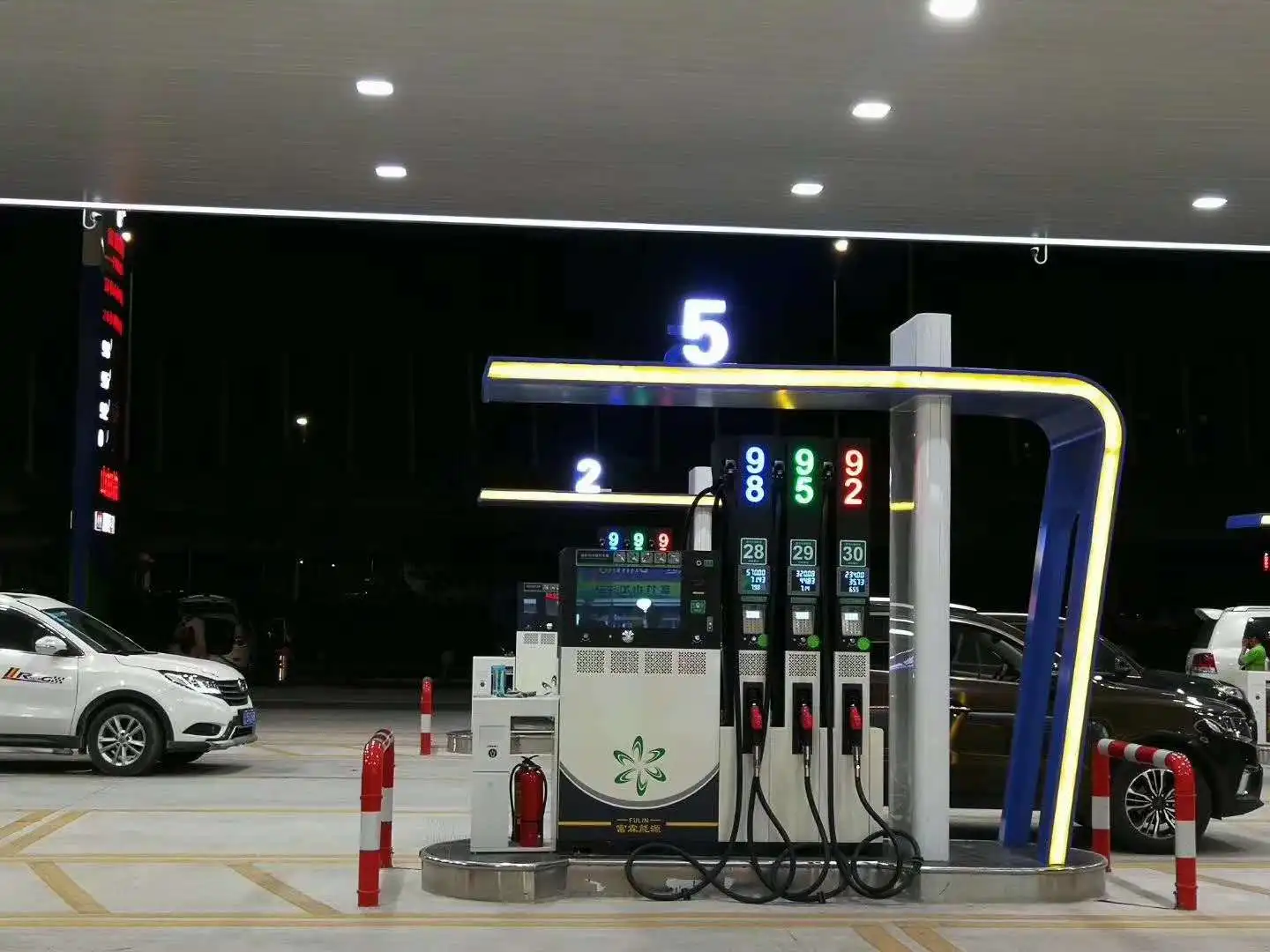 Ac 380 В 220 портативная АЗС Заводская оптовая продажа расстояние всасывания 6 м 4 форсунки распределитель топлива