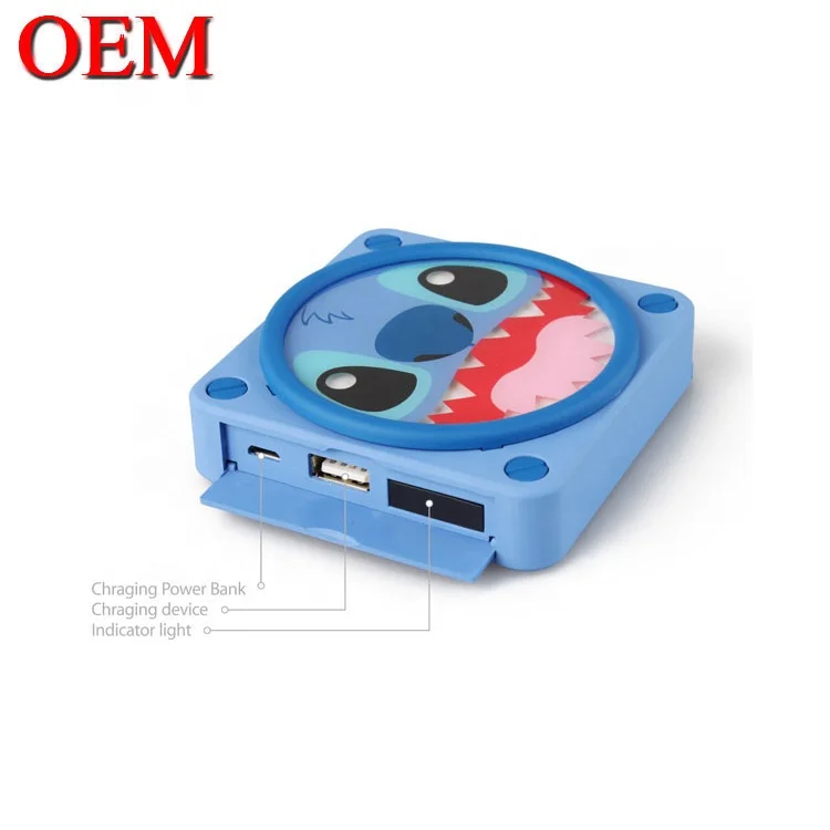Custom  3D Cartoon Mobile Phone Power Bank Portable Charger Power Bank  Charger Bank