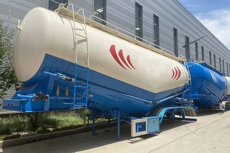 Vehicle Master cement powder tanker transport,bulk cement silo trailer for sale