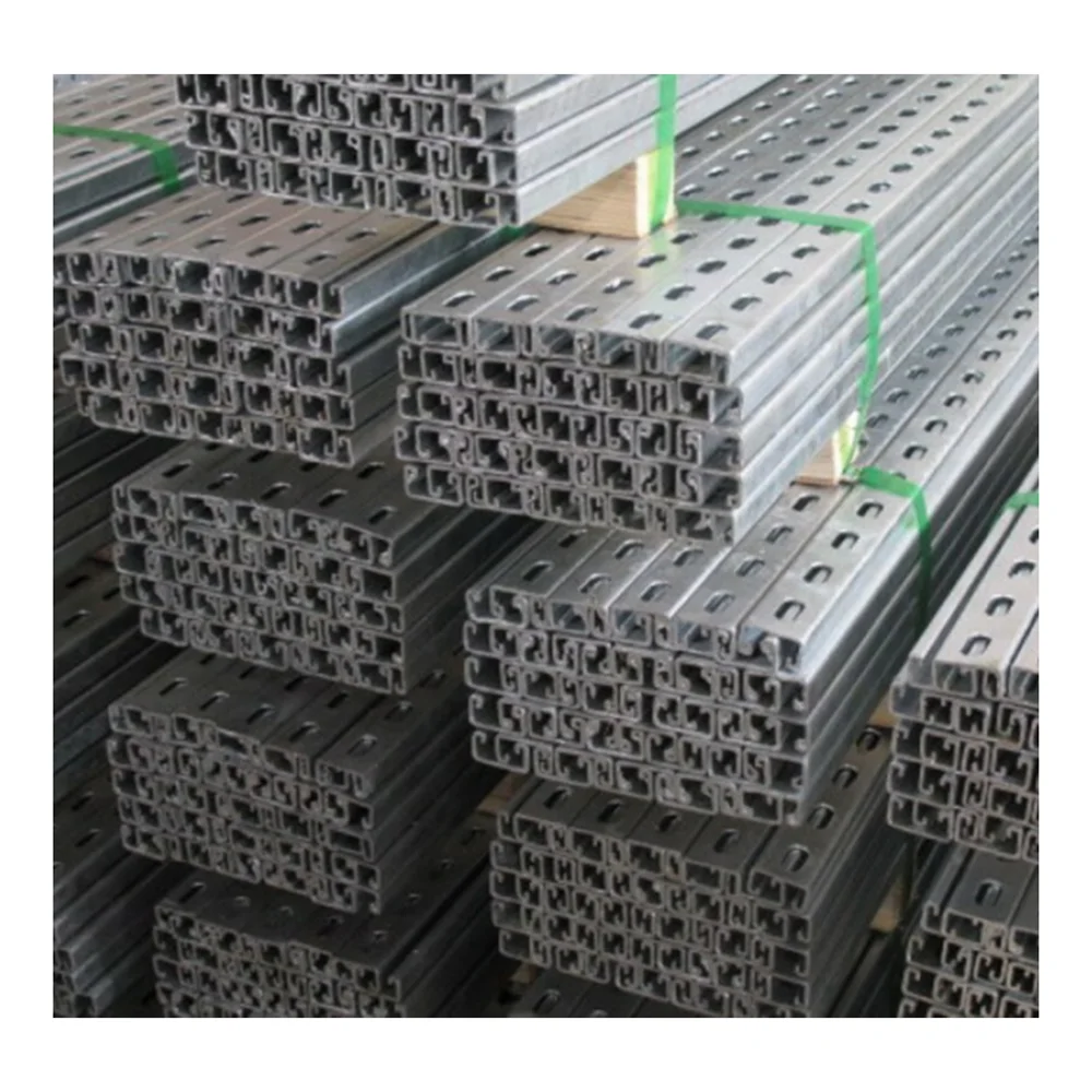 Fast Delivery Light Weight Sections Hot Galvanizing Perforated Stainless Steel Carbon Steel C Channel