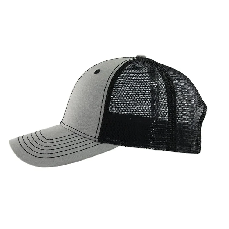 OEM Sublimation 6 Panels 3D Embroidery Baseball Cap Mesh Custom Printing Trucker Hat Caps