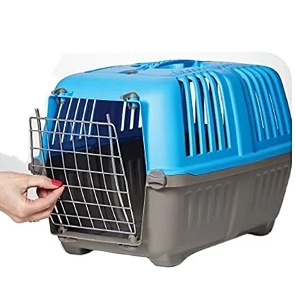 Portable Plastic Pet Carrier for Cats Reliable Airline-approved Pet Carrier for Dogs