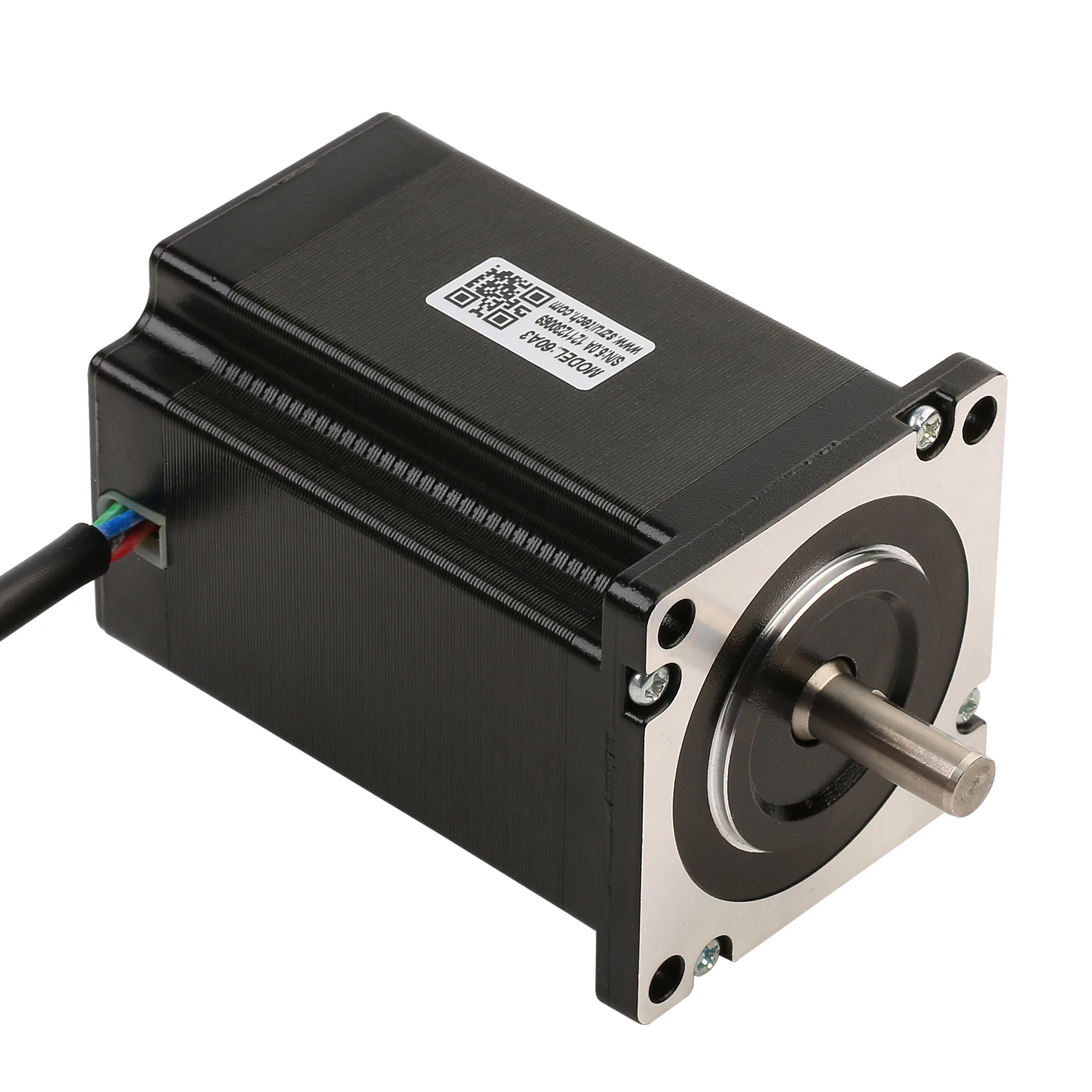 Rtelligent Nema24 Stepper Motor 3.0N.M 60mm flange Stepping Motor 4 Lead 60A3 5.0A for CNC XYZ Motor