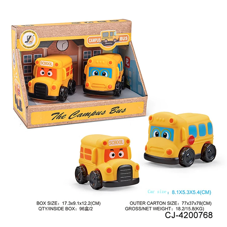 Wholesale Vinyl Frictio Cute Construction Vehicle Fire Fighting Truck Kids Cars Cartoon Car Toy