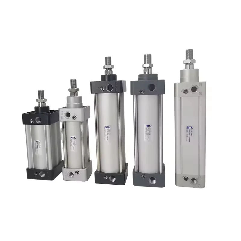 Customized smc pneumatic air cylinder 500 stroke rotary air cylinder pneumatic actuators for rotary valves