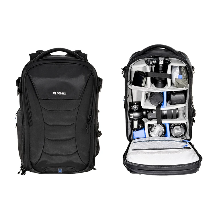 Benro Large Capacity Camera Backpack Travel Portable Camera Bag Waterproof Scratch-Proof Dual Shoulders Camera Bag
