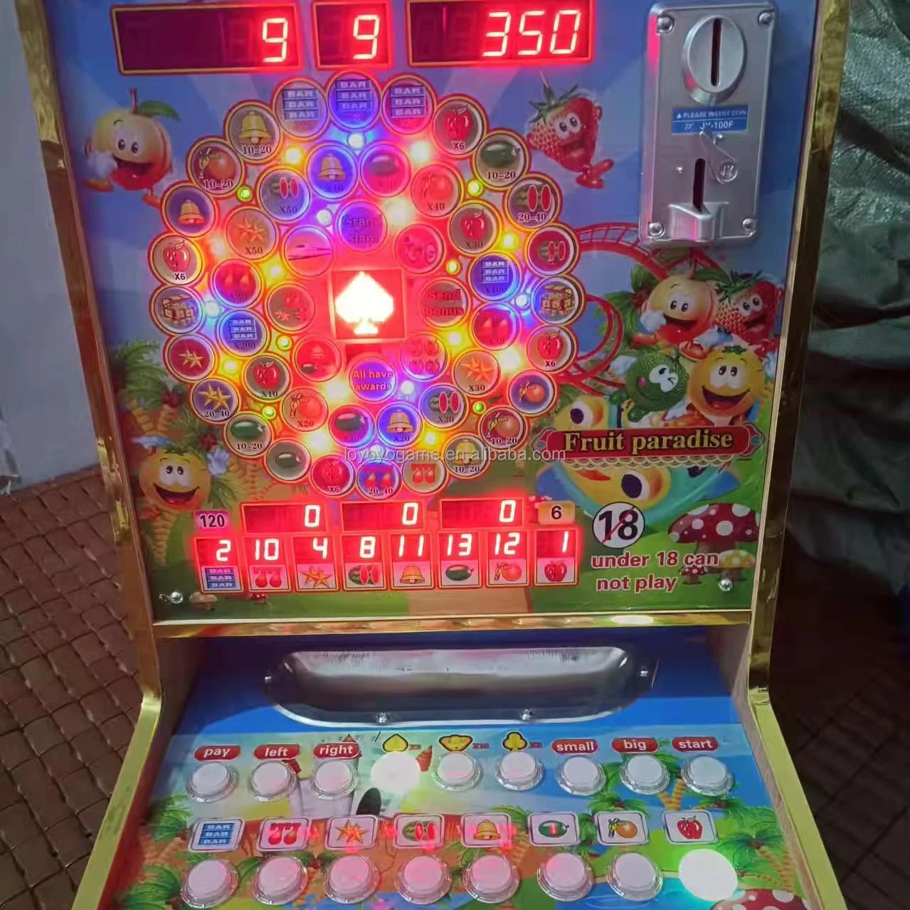 Заводская распродажа, хит продаж, игровой автомат Mario Taiwanesas с монетоприемником