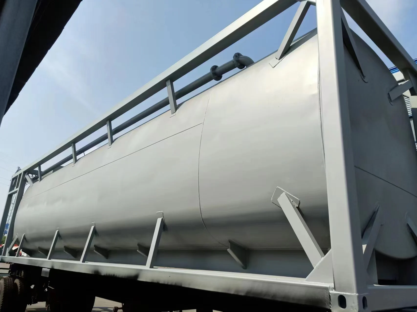 New 40ft Liquid Tank Container with Emulsion Flaw Detection Features 47.5 cbm Emulsion Storage Tank Container Storage