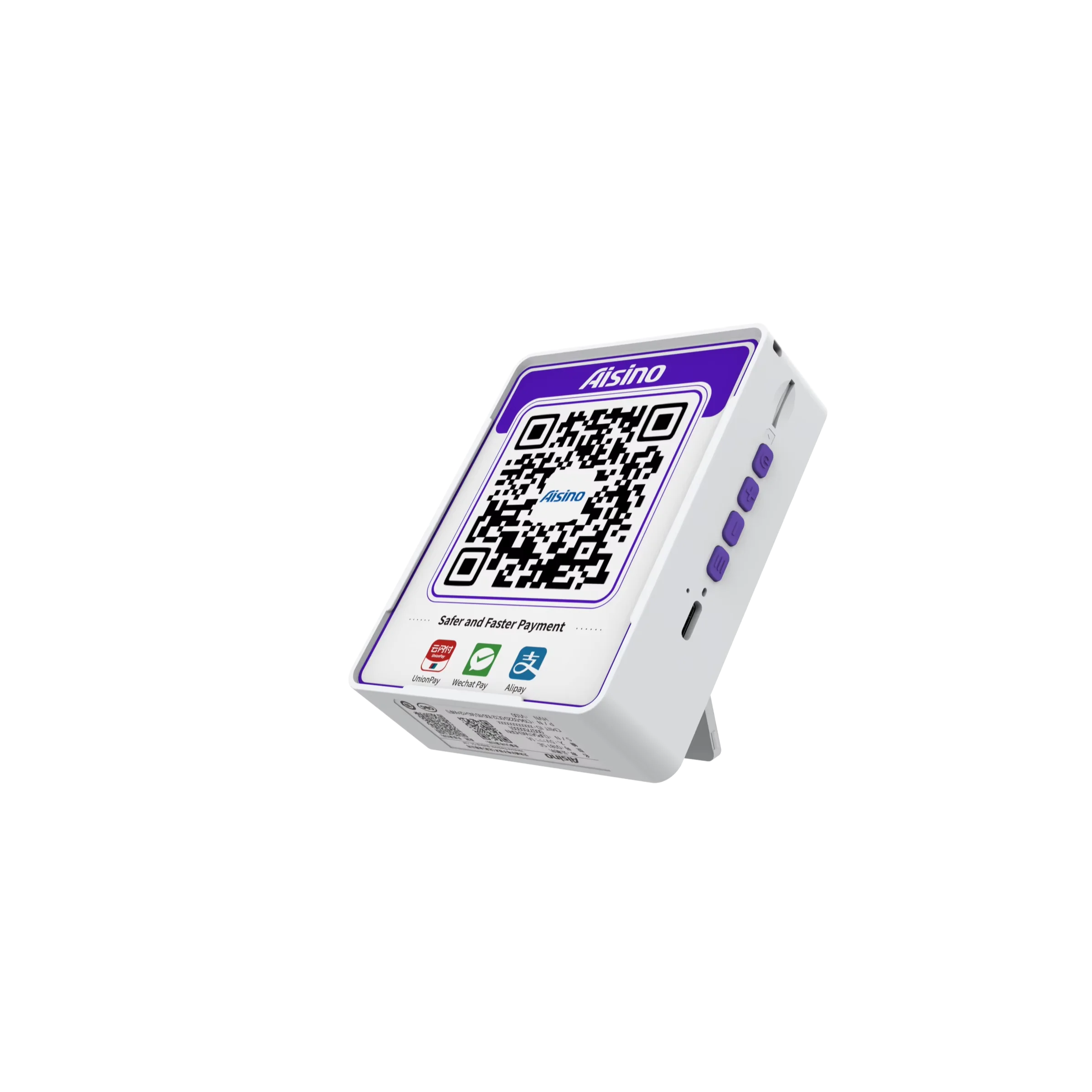 Aisino Q181 SE Soundbox Payment with 2 Customized QR Code