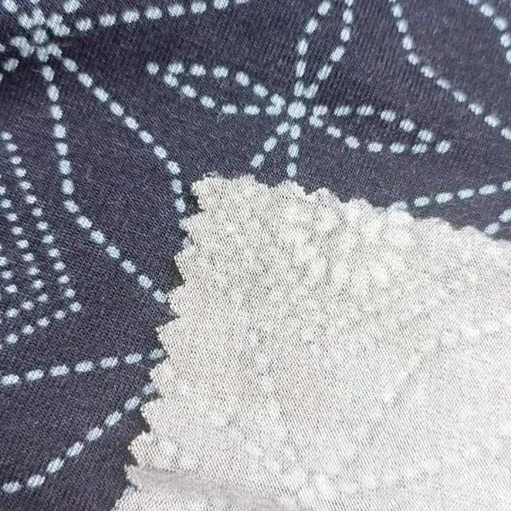 Fabric Wholesale Rayon Viscose Spandex Vortex Single Jersey Printed Knitted Fabrics Textile