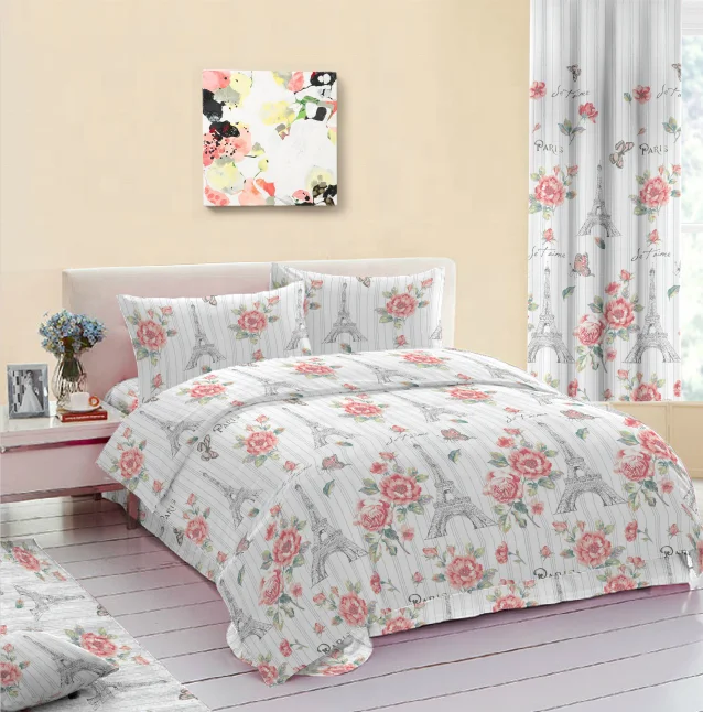 Professional Factory China wholesale microfiber 100% polyester home textile fabric for bedsheet in roll and bale textile