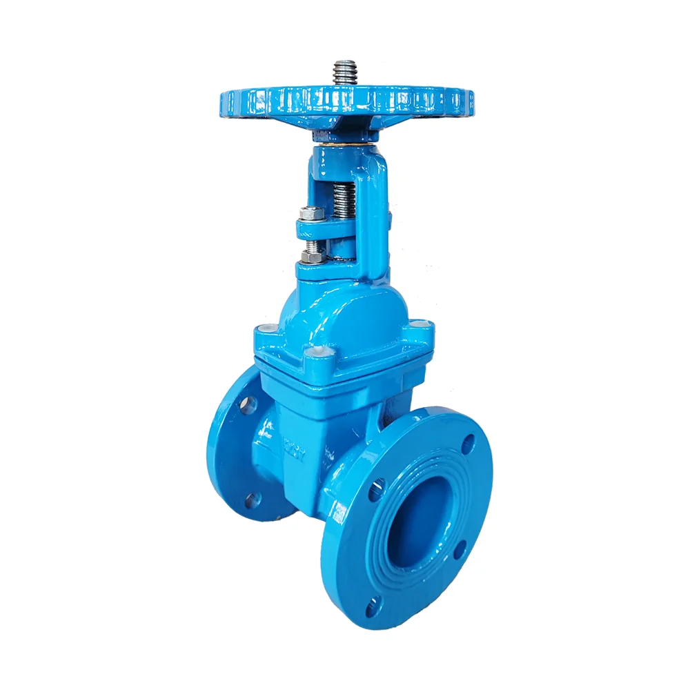 BS5163 DIN3202 3352 F4/F5 SABS663 Ks JIS5K 10K OS & Y Nrs из чугуна упругий резиновый фланцевый клапан