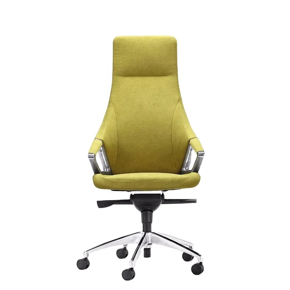 Home computer chair high back executive chair metal frame fabric cover recliner computer office chair