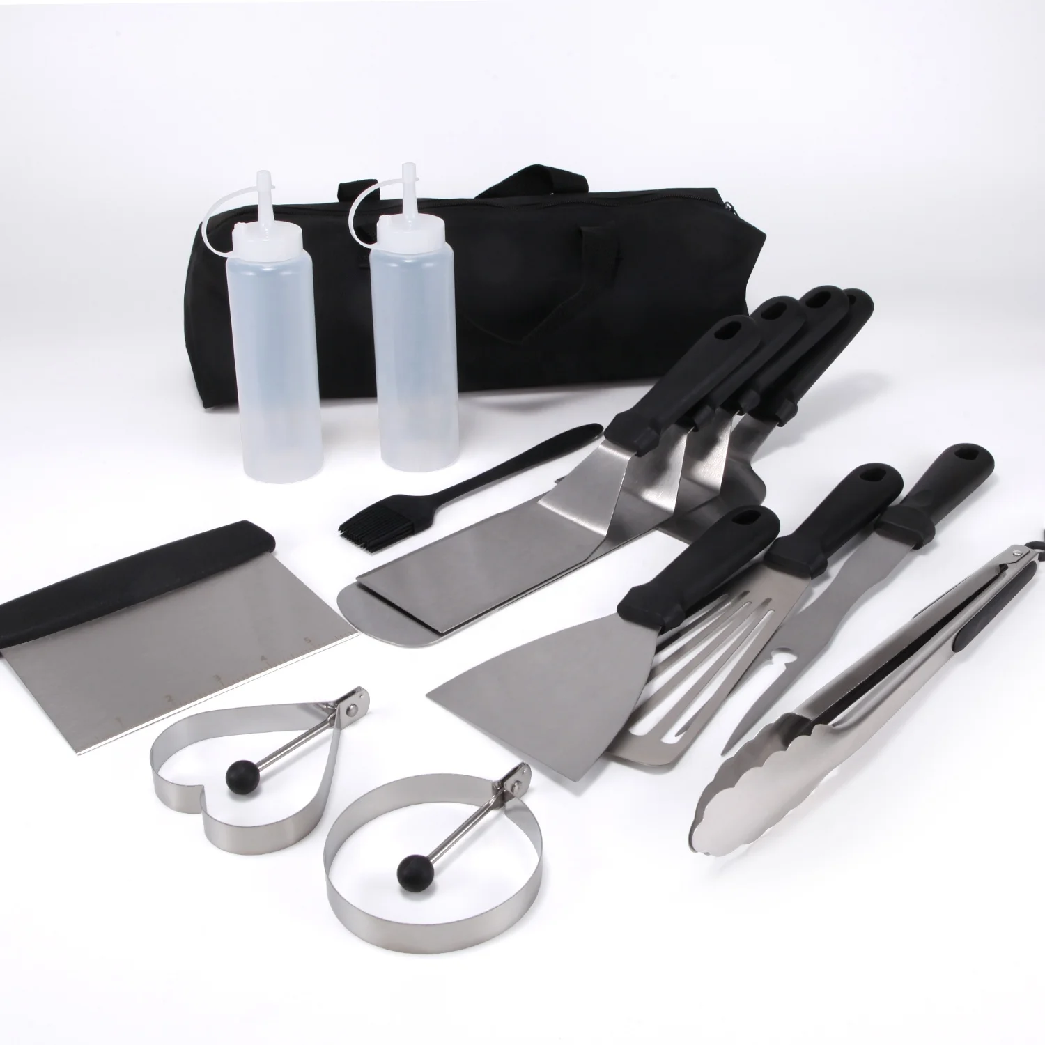 
Amazon Outdoor Barbecues Tools Stainless Steel Steak Spatula Barbecue Shovel BBQ Grill Accessories 