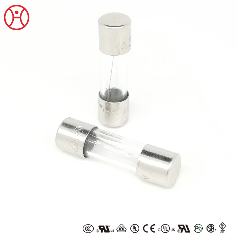 63T 63TP 50mA-30A Current protector Glass Tube High Break Slow-Acting Fuse for home appliances power socket plug circuit